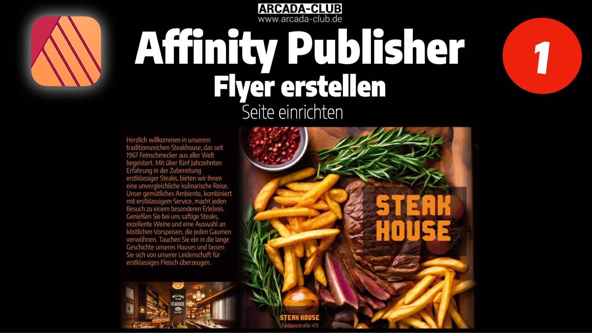 Image for Affinity Publisher - Flyer erstellen
