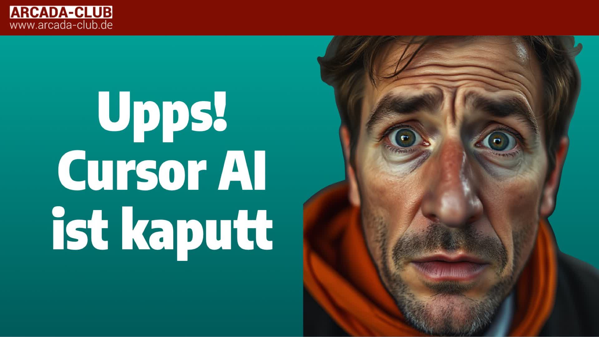 Upps!  Cursor AI  ist kaputt