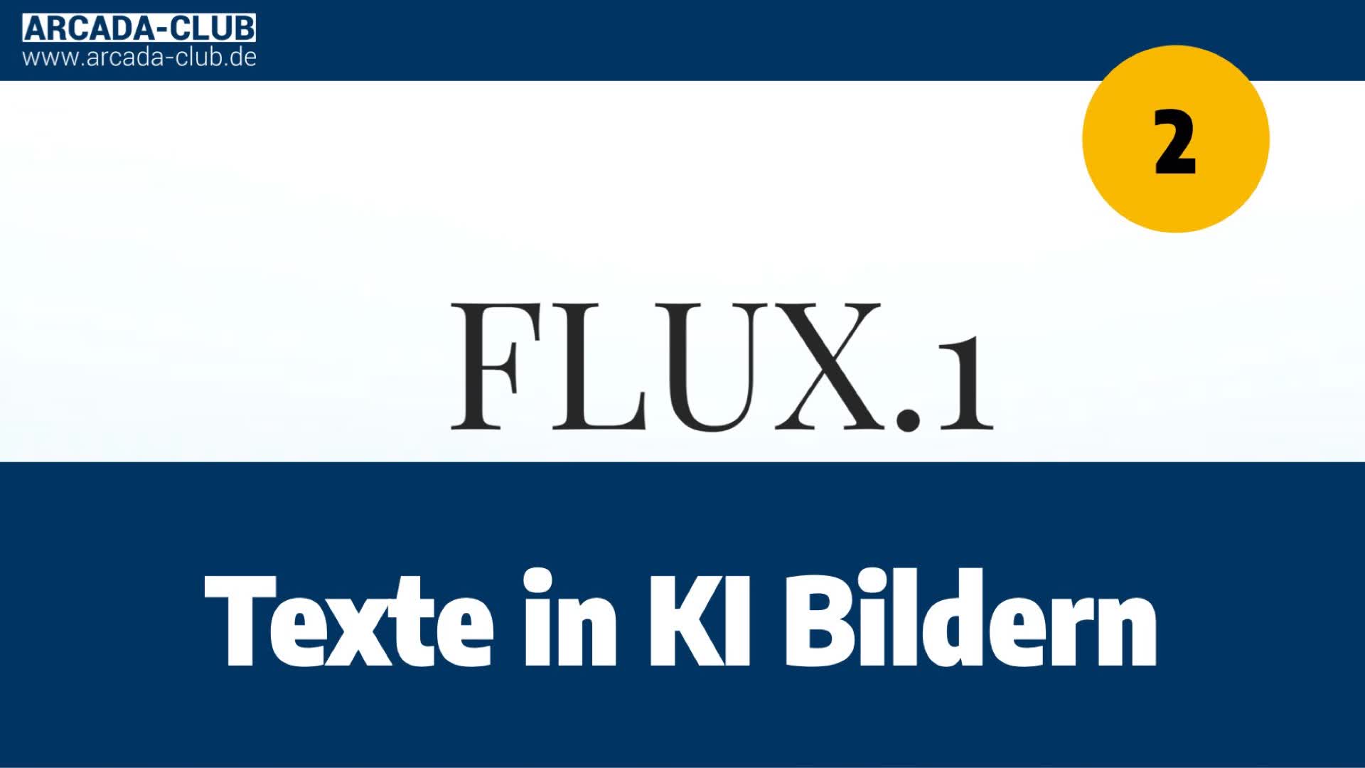 FLUX - Teil 2 - Texte in KI Bildern