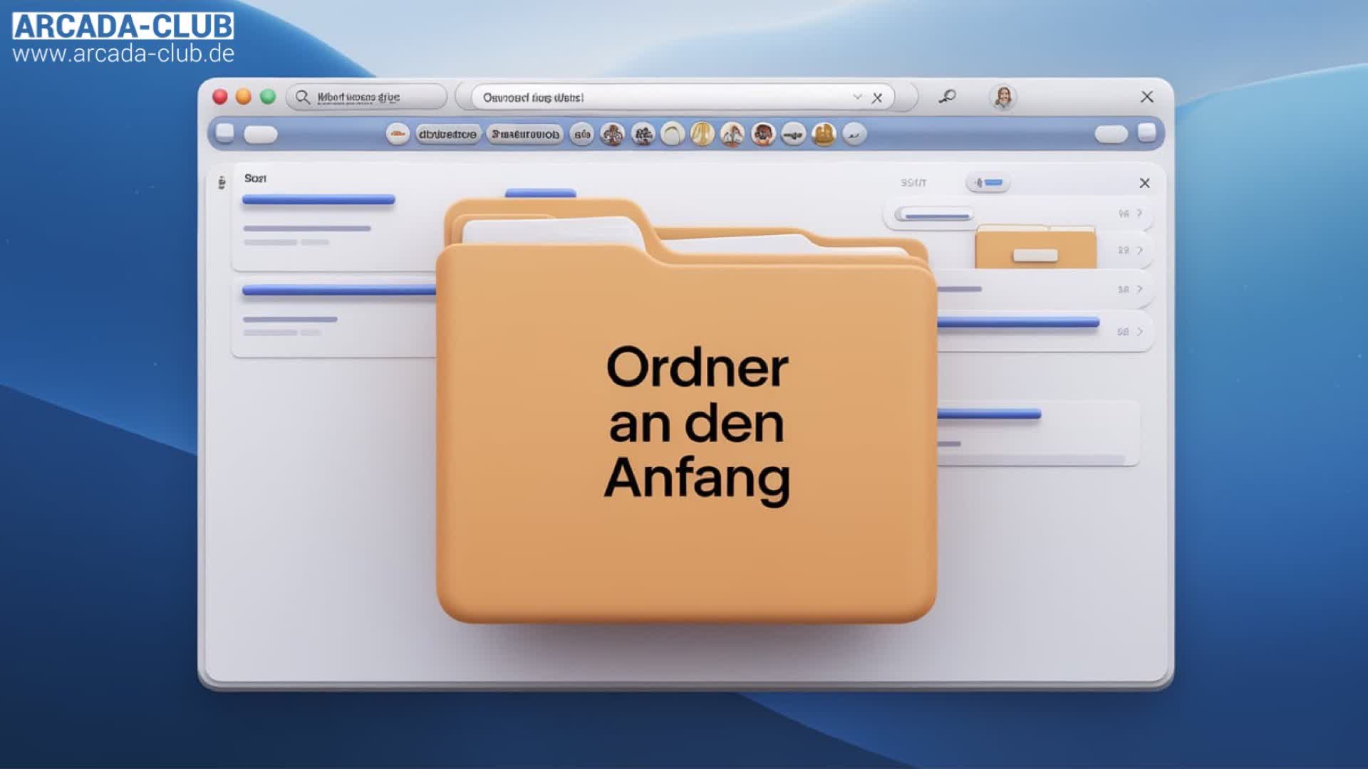 Im Finder nach Ordner sortieren