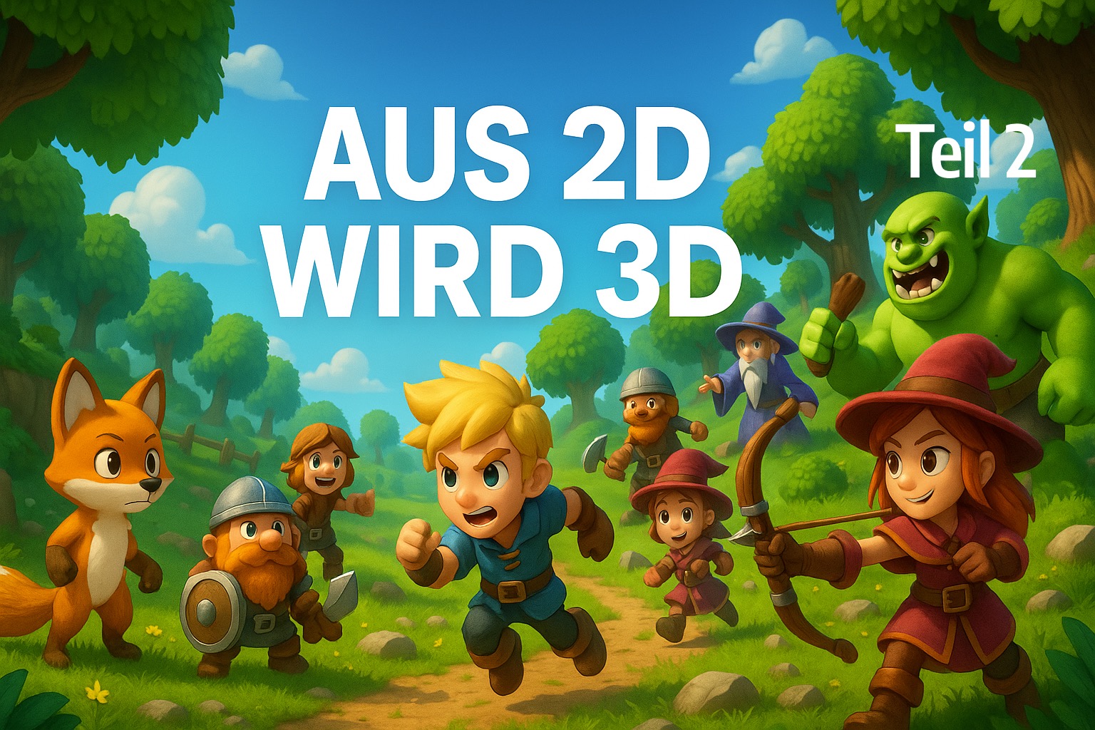 Aus 2D wird 3D - Teil 2