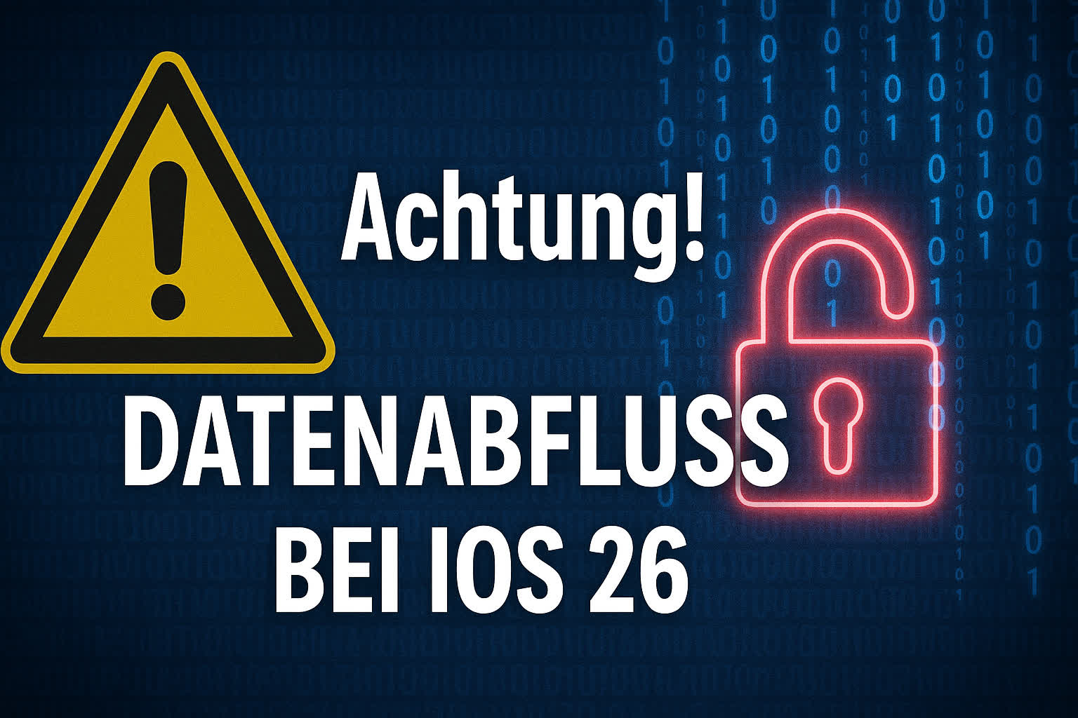 iOS26 - Datenabfluss von Apple Intelligence stoppen
