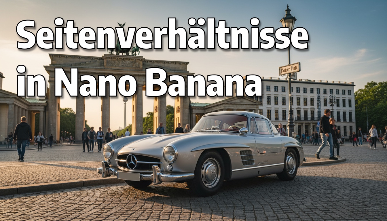 Seitenverhältnisse in Nano Banana berücksichtigen
