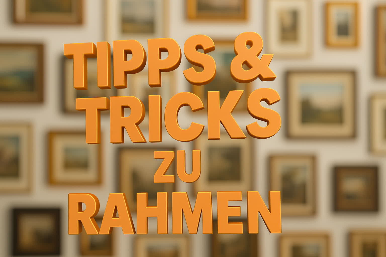 Tipps & Tricks zu Rahmen