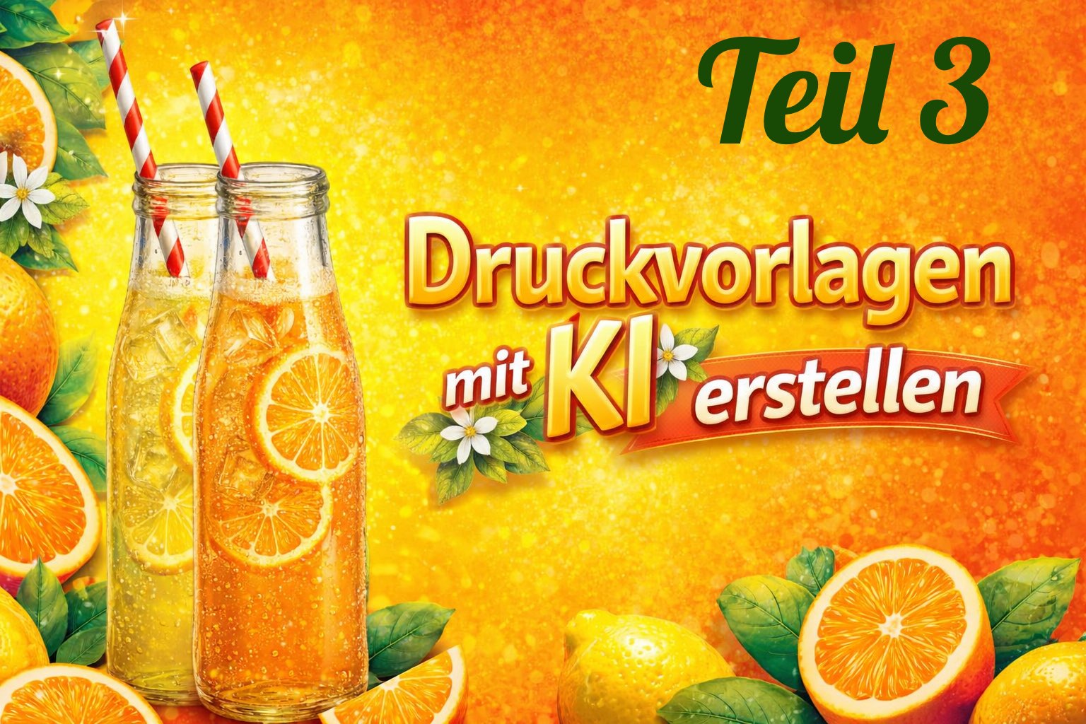 Druckvorlagen mit KI erstellen - Teil 3