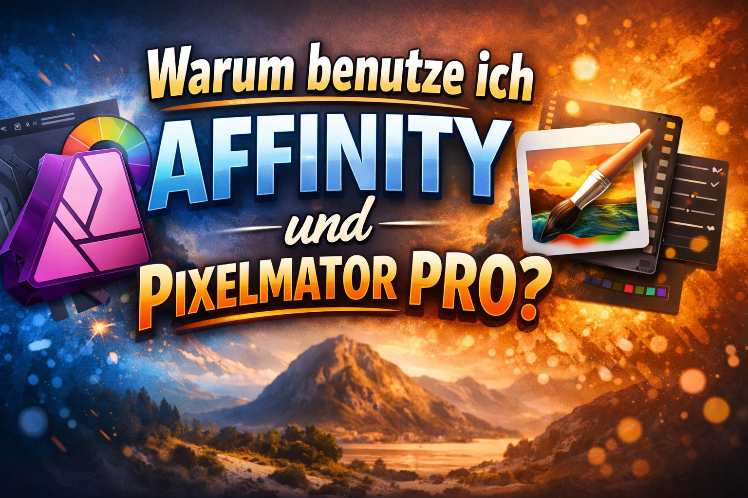 Warum benutze ich Affinity und Pixelmator Pro?
