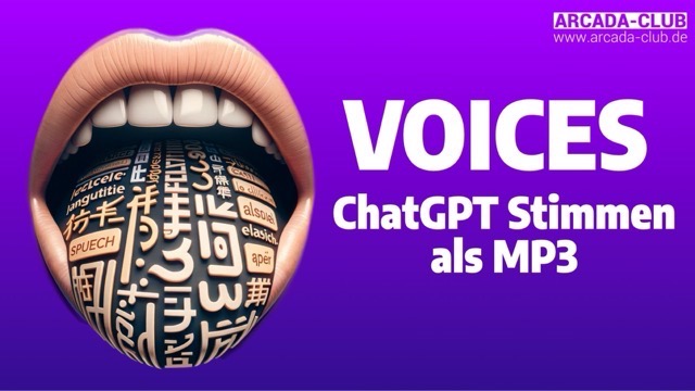 Voices - ChatGPT Stimmen als MP3