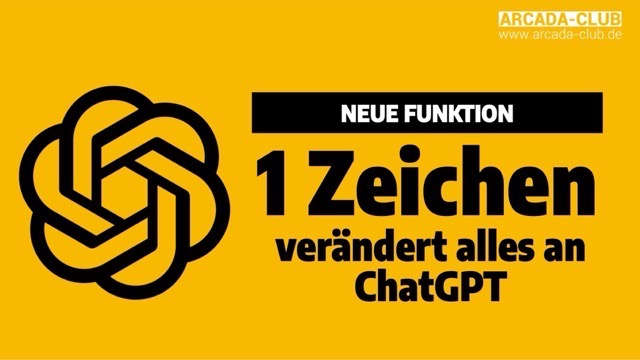 1 Zeichen ver�ndert alles an ChatGPT