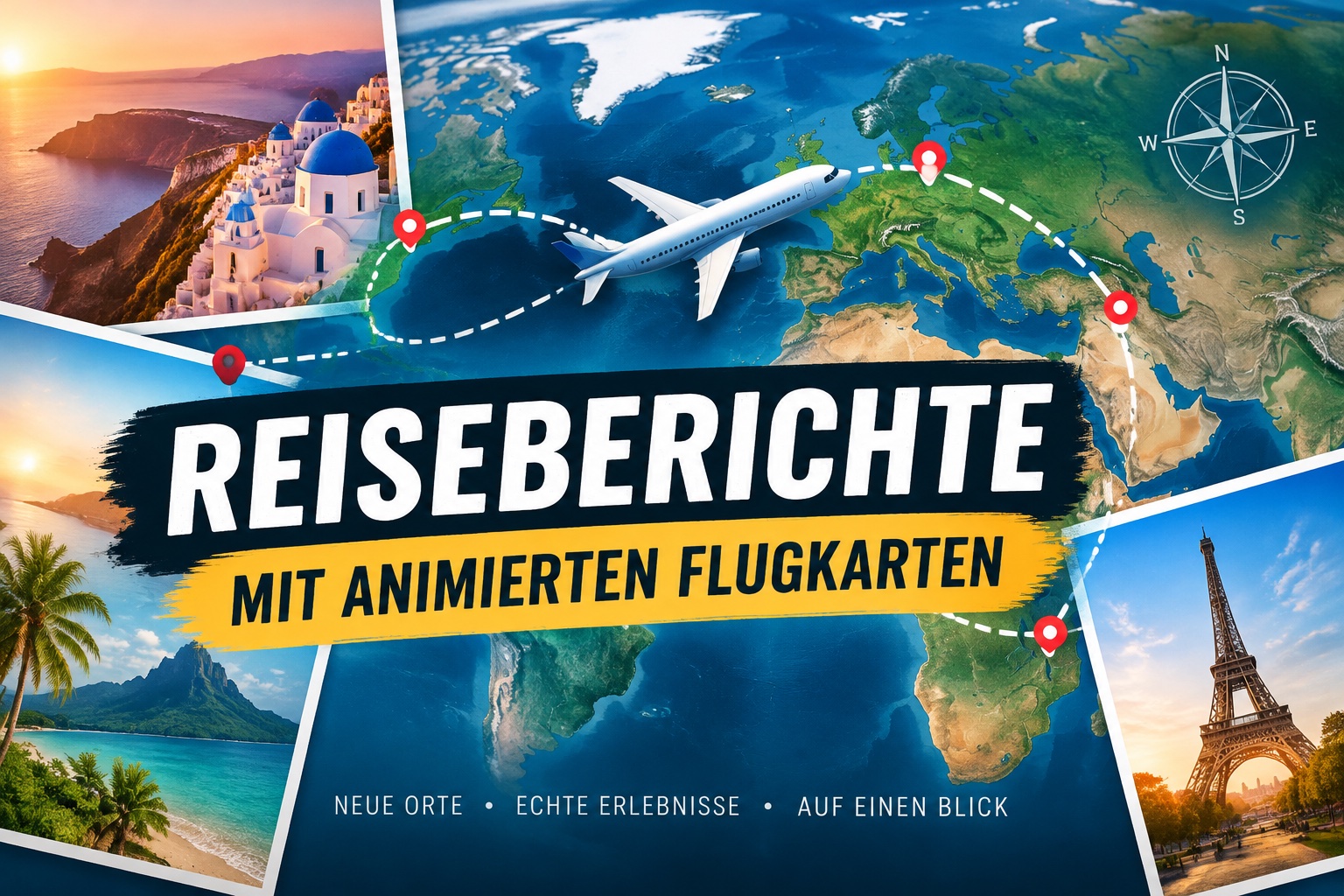 Animierte Reiseberichte mit Karten